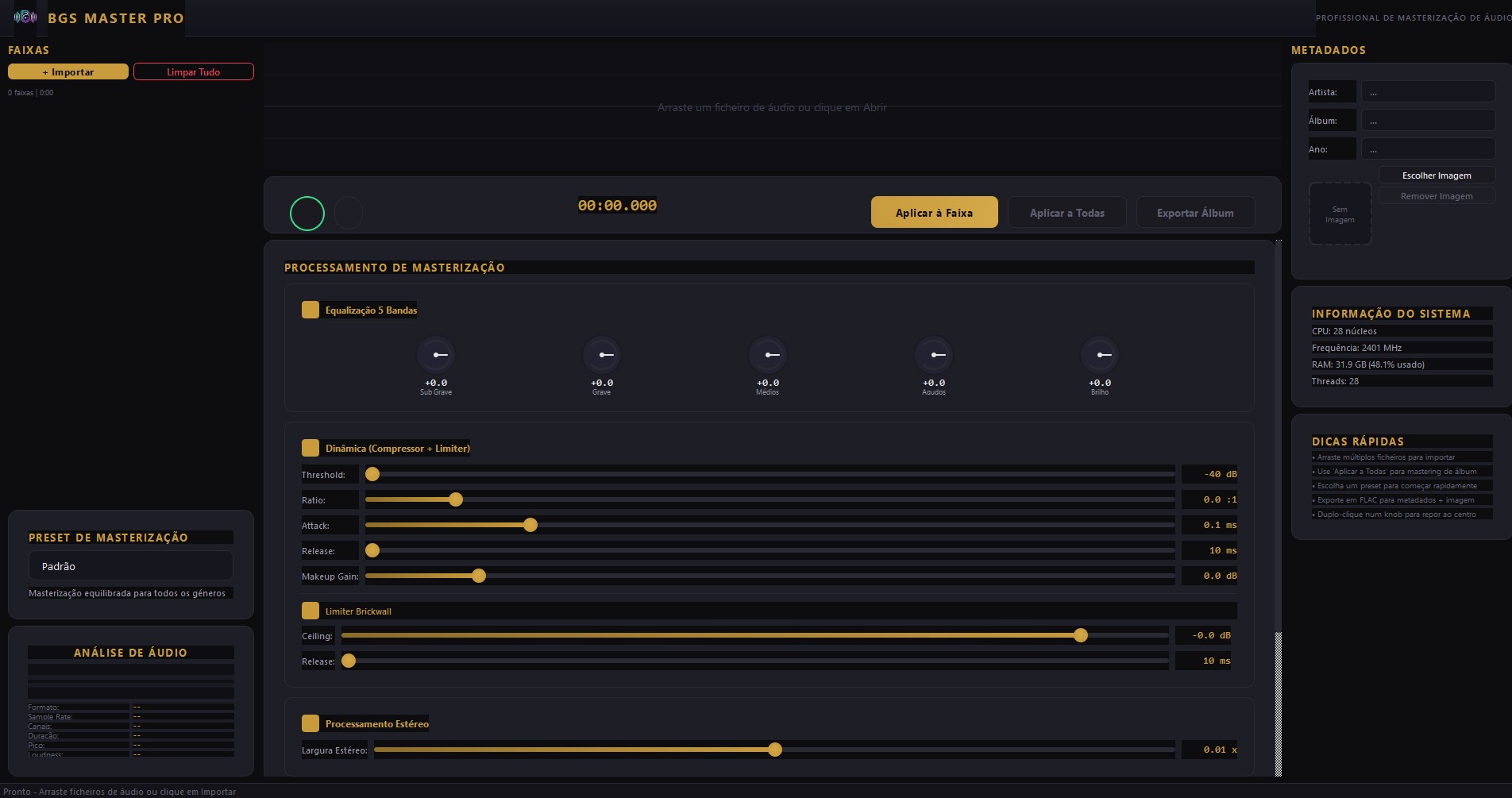 BGS Master Pro Screenshot